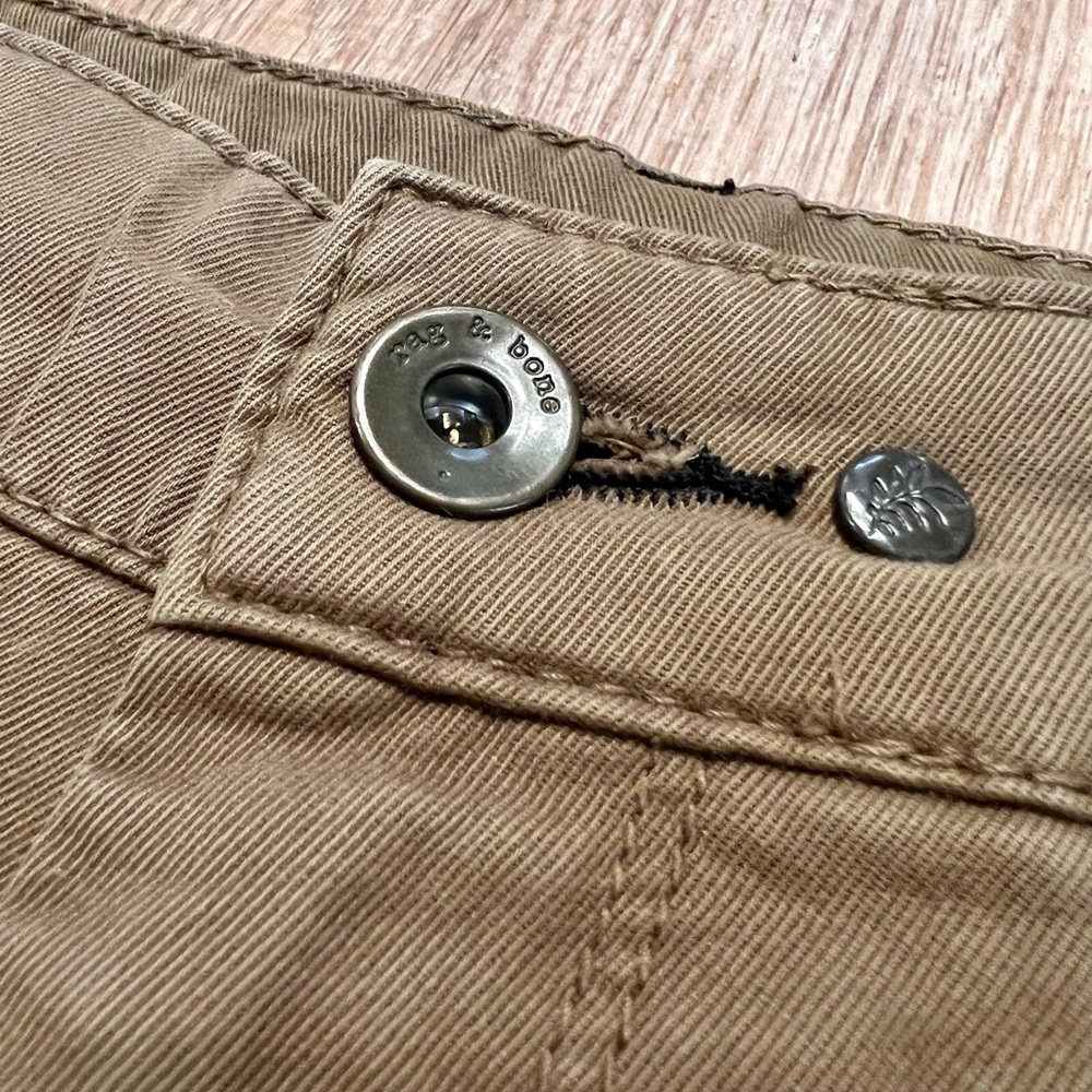 Mens Rag & Bone Fit 2 Mid-Rise Chino Military Brown size 31